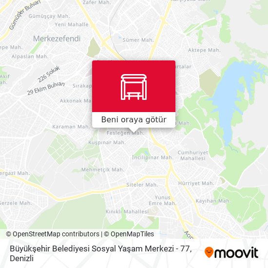 Büyükşehir Belediyesi Sosyal Yaşam Merkezi - 77 harita