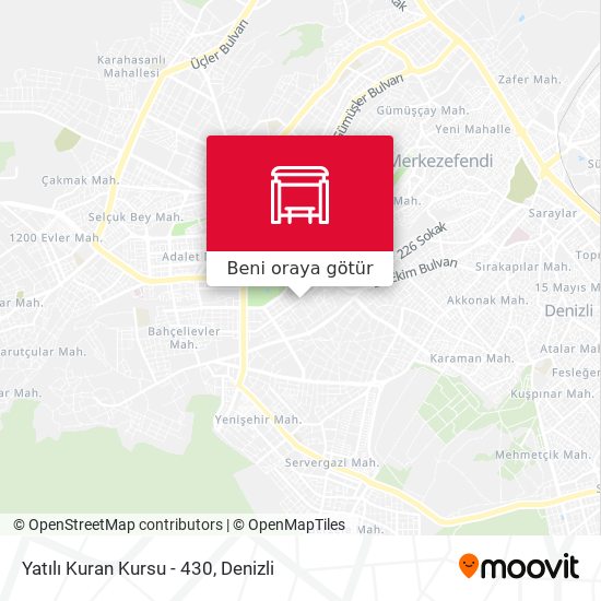 Yatılı Kuran Kursu - 430 harita