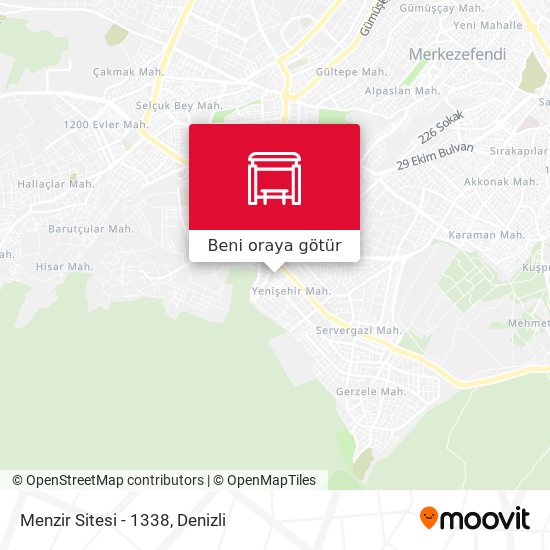Menzir Sitesi - 1338 harita