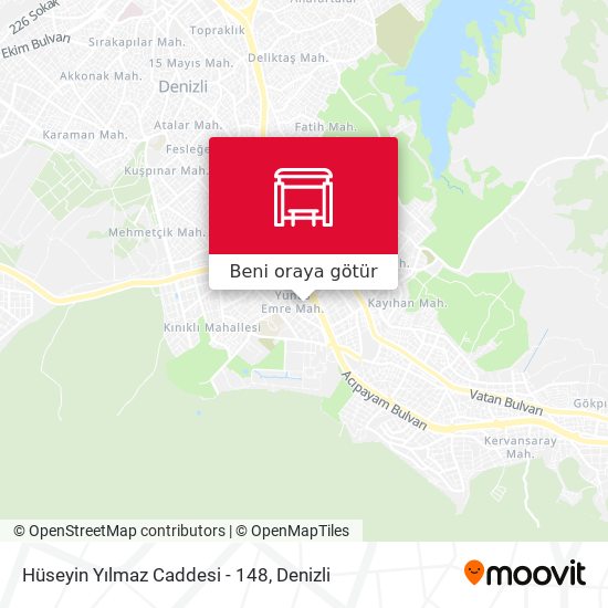 Hüseyin Yılmaz Caddesi - 148 harita