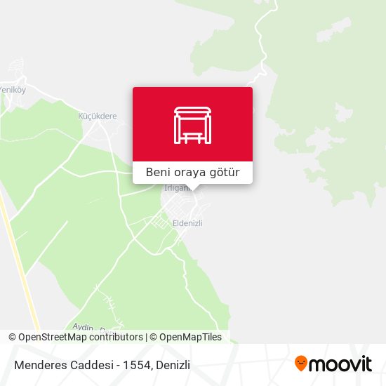 Menderes Caddesi - 1554 harita