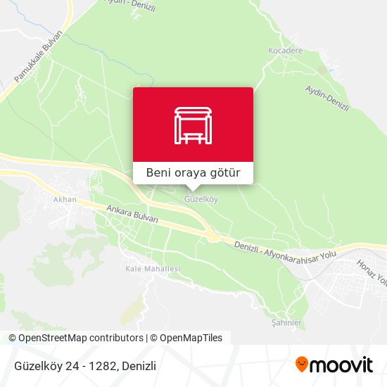 Güzelköy 24 - 1282 harita