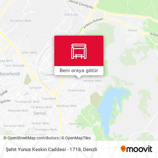 Şehit Yunus Keskin Caddesi - 1718 harita