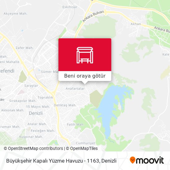 Büyükşehir Kapalı Yüzme Havuzu - 1163 harita