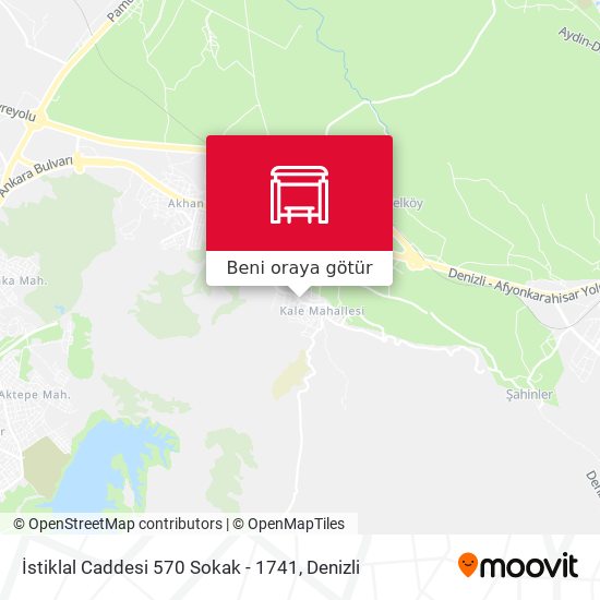 İstiklal Caddesi 570 Sokak - 1741 harita