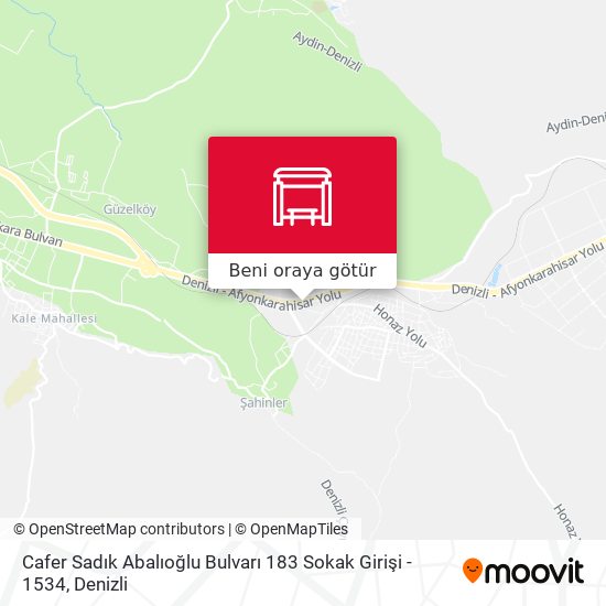Cafer Sadık Abalıoğlu Bulvarı 183 Sokak Girişi - 1534 harita