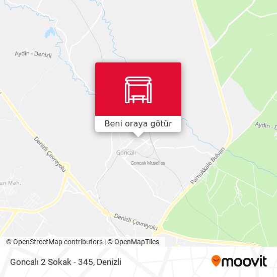 Goncalı 2 Sokak - 345 harita