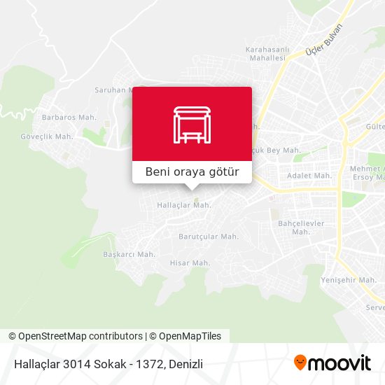 Hallaçlar 3014 Sokak - 1372 harita