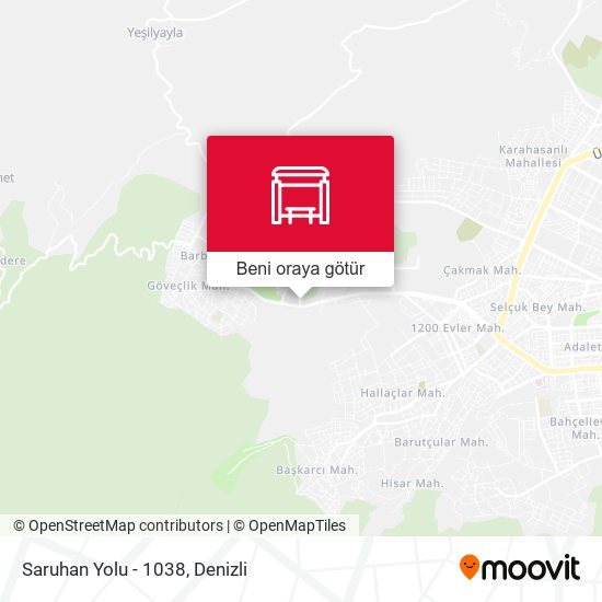 Saruhan Yolu - 1038 harita