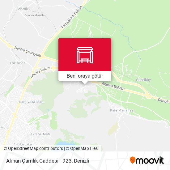 Akhan Çamlık Caddesi - 923 harita