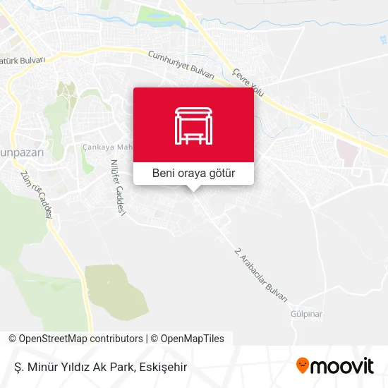 Ş. Minür Yıldız Ak Park harita