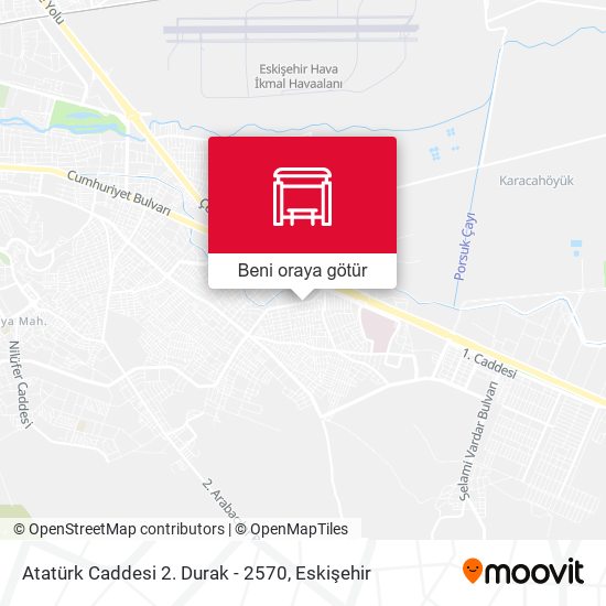 Atatürk Caddesi 2. Durak - 2570 harita