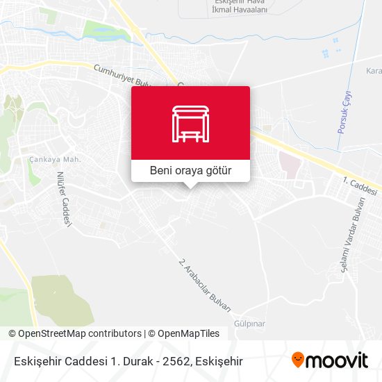 Eskişehir Caddesi 1. Durak - 2562 harita