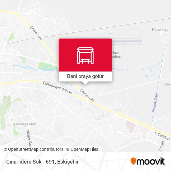 Çınarlıdere Sok - 691 harita