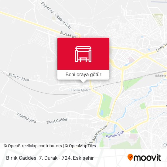 Birlik Caddesi 7. Durak - 724 harita