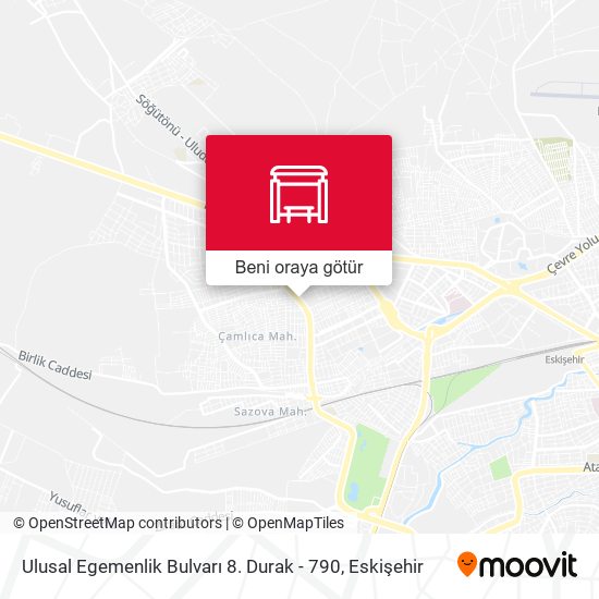 Ulusal Egemenlik Bulvarı 8. Durak - 790 harita