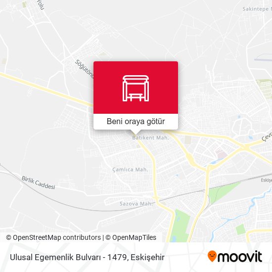 Ulusal Egemenlik Bulvarı - 1479 harita