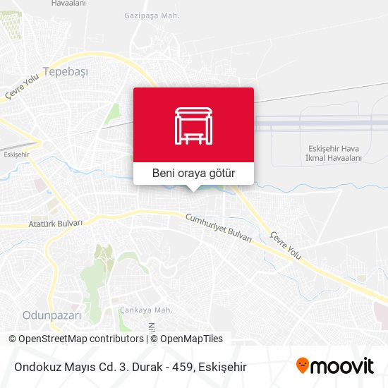 Ondokuz Mayıs Cd. 3. Durak - 459 harita