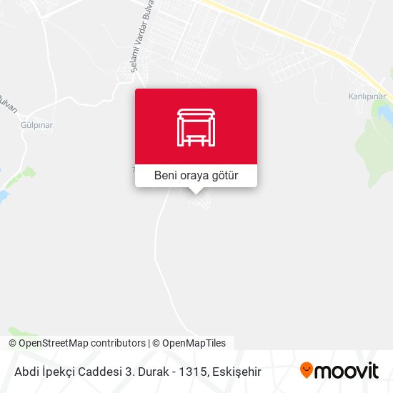 Abdi İpekçi Caddesi 3. Durak - 1315 harita