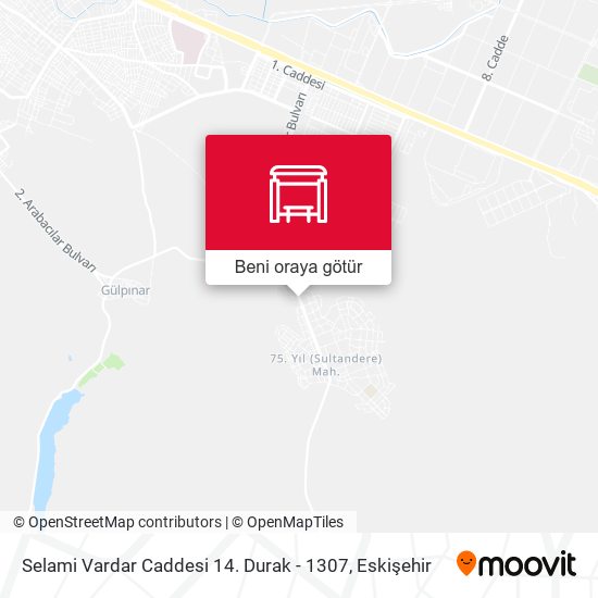 Selami Vardar Caddesi 14. Durak - 1307 harita