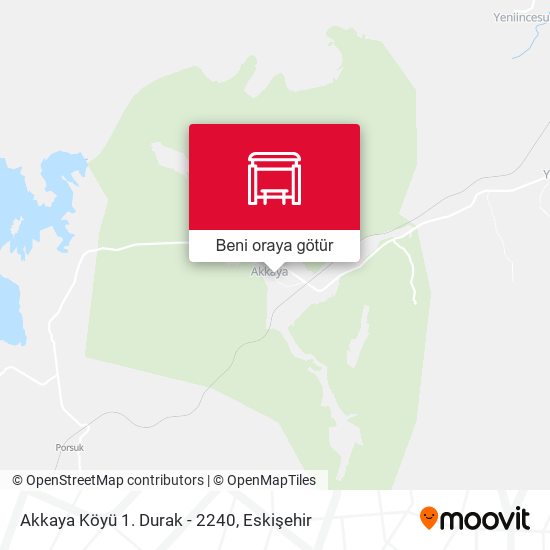 Akkaya Köyü 1. Durak - 2240 harita