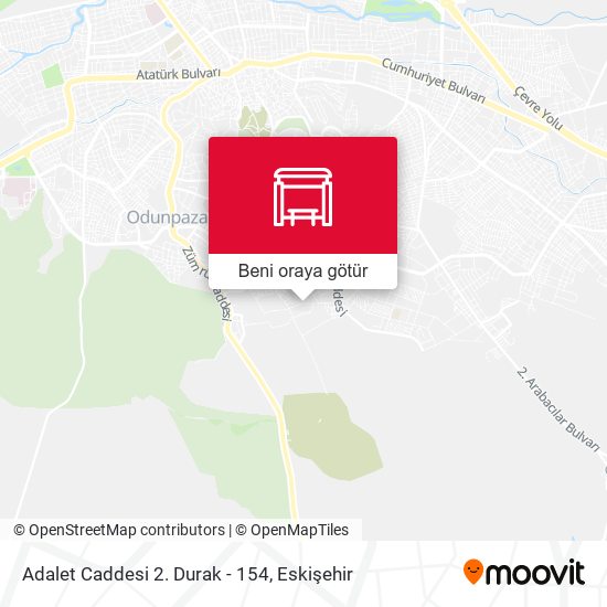 Adalet Caddesi 2. Durak - 154 harita