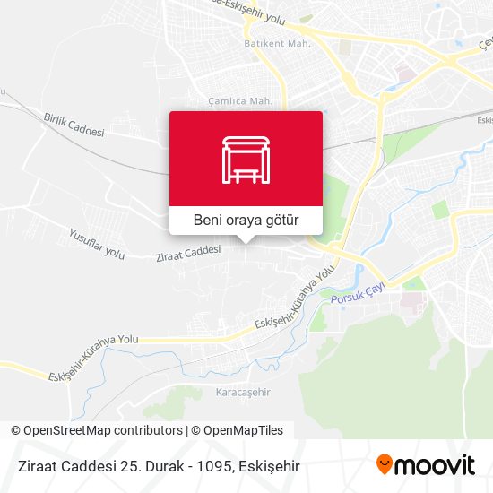 Ziraat Caddesi 25. Durak - 1095 harita