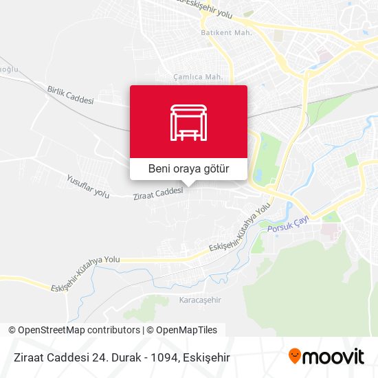 Ziraat Caddesi 24. Durak - 1094 harita