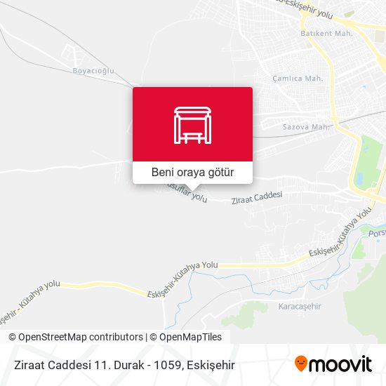 Ziraat Caddesi 11. Durak - 1059 harita