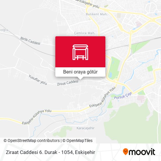 Ziraat Caddesi 6. Durak - 1054 harita