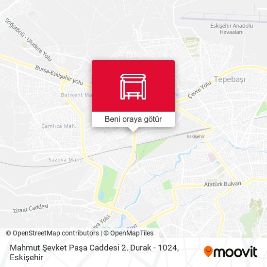 Mahmut Şevket Paşa Caddesi 2. Durak - 1024 harita