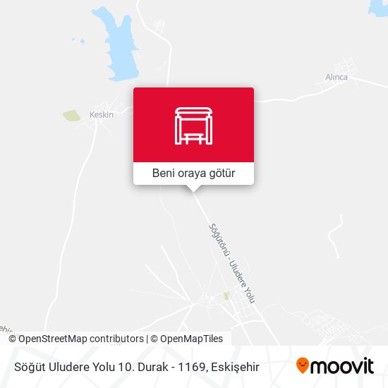 Söğüt Uludere Yolu 10. Durak - 1169 harita