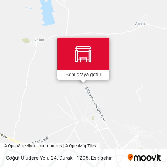 Söğüt Uludere Yolu 24. Durak - 1205 harita