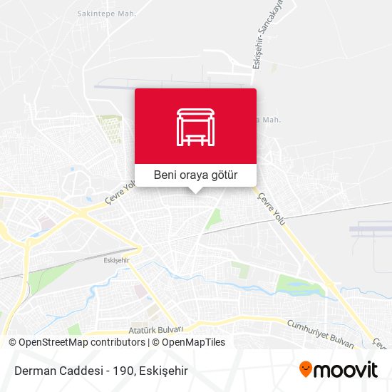 Derman Caddesi - 190 harita
