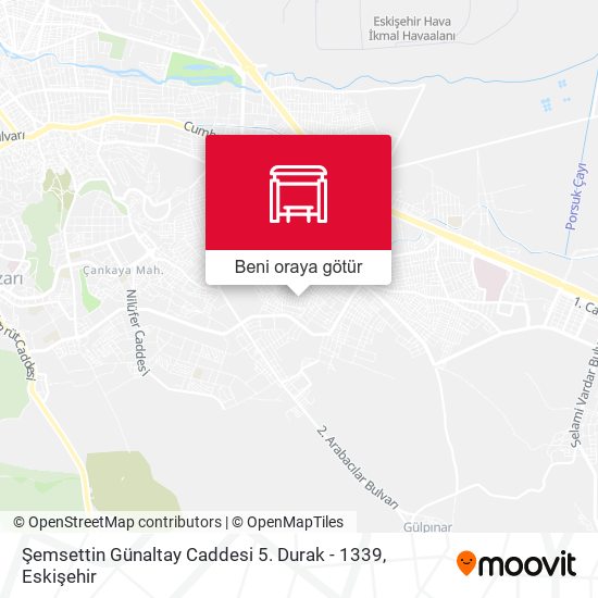 Şemsettin Günaltay Caddesi 5. Durak - 1339 harita