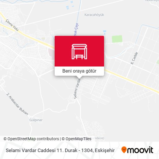 Selami Vardar Caddesi 11. Durak - 1304 harita