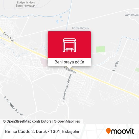 Birinci Cadde 2. Durak - 1301 harita
