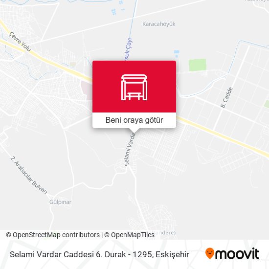 Selami Vardar Caddesi 6. Durak - 1295 harita