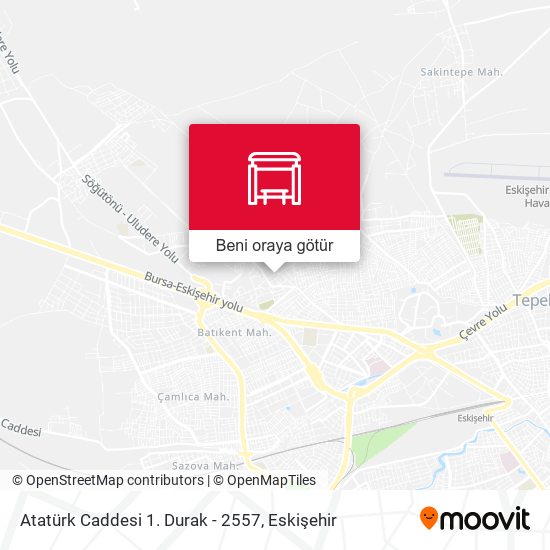 Atatürk Caddesi 1. Durak - 2557 harita