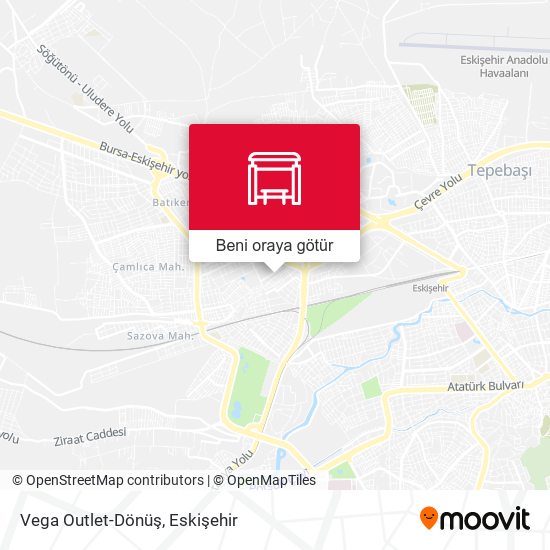 Vega Outlet-Dönüş harita