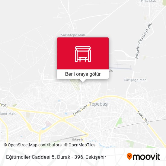 Eğitimciler Caddesi 5. Durak - 396 harita