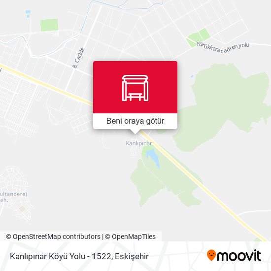 Kanlıpınar Köyü Yolu - 1522 harita