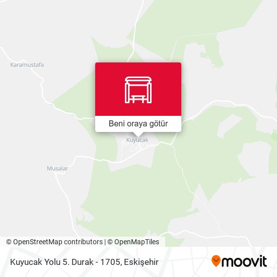 Kuyucak Yolu 5. Durak - 1705 harita