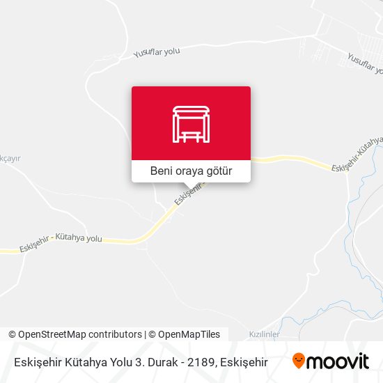 Eskişehir Kütahya Yolu 3. Durak - 2189 harita