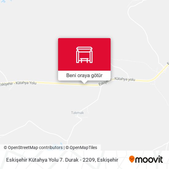 Eskişehir Kütahya Yolu 7. Durak - 2209 harita