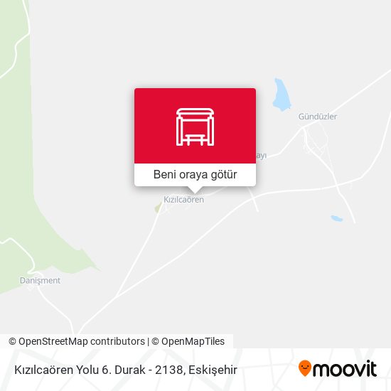 Kızılcaören Yolu 6. Durak - 2138 harita