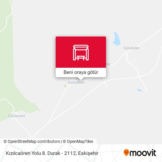 Kızılcaören Yolu 8. Durak - 2112 harita