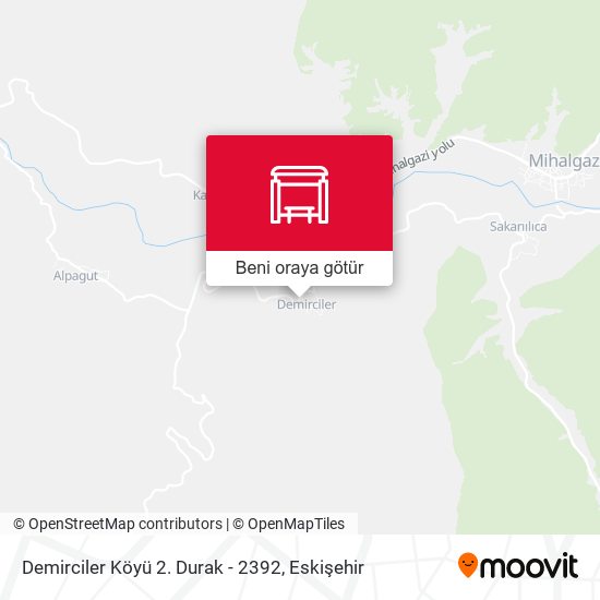 Demirciler Köyü 2. Durak - 2392 harita