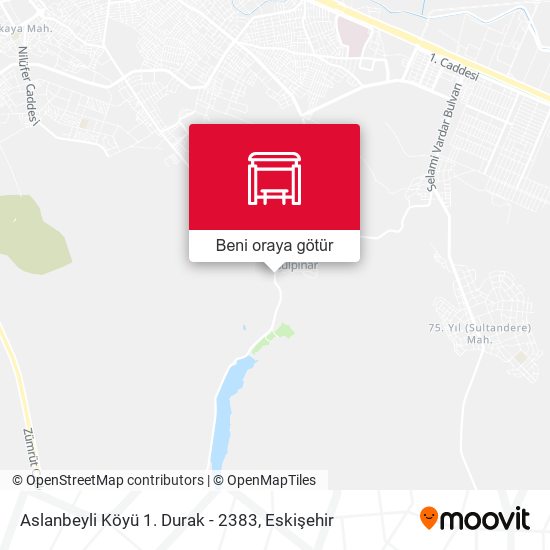Aslanbeyli Köyü 1. Durak - 2383 harita