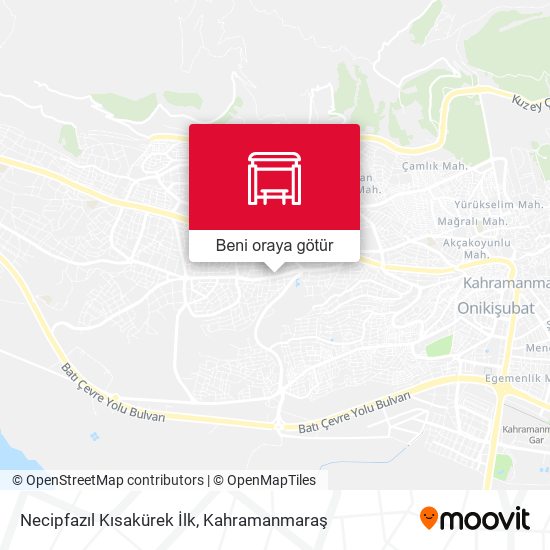 Necipfazıl Kısakürek İlk harita